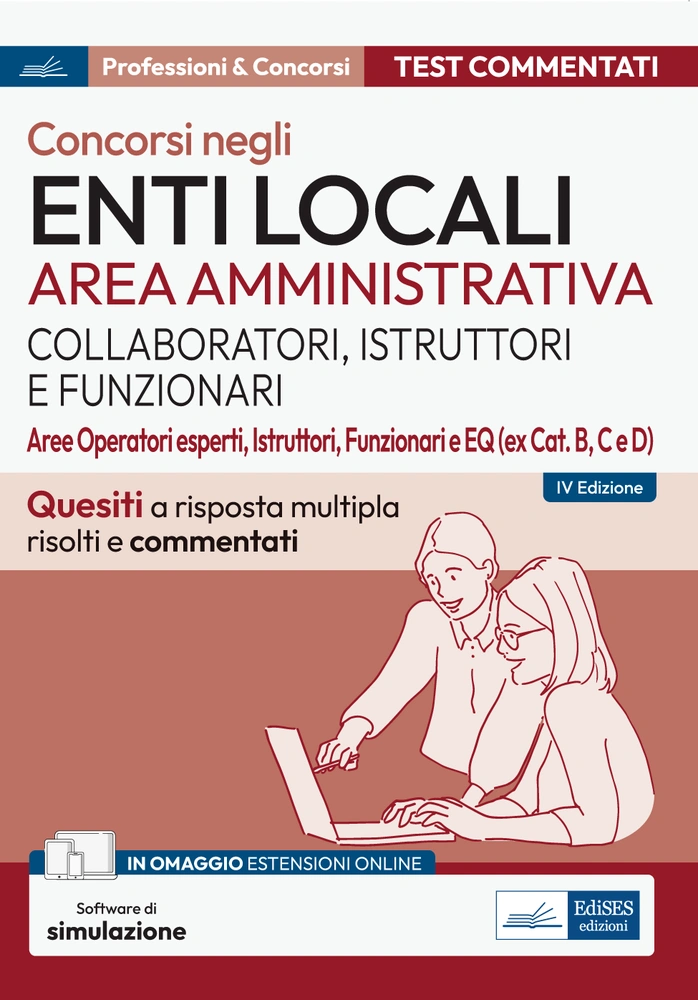Concorsi amministrativi enti locali: test commentati