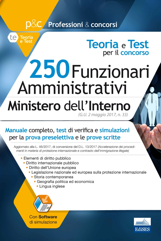 Concorso 250 Funzionari Amministrativi Ministero dell'Interno - Commissioni protezione internazionale e diritto d’asilo