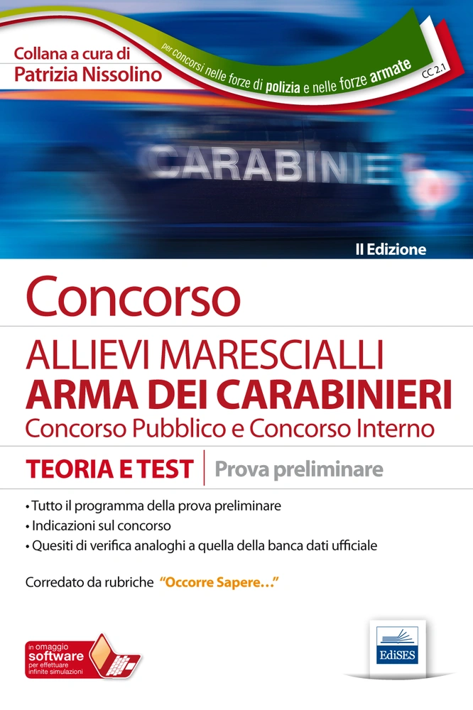 Concorso Allievi Marescialli Arma dei Carabinieri - Prova preliminare