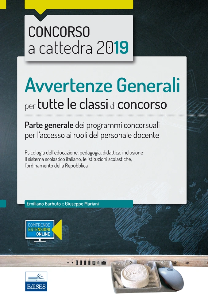 Avvertenze Generali per tutte le classi di concorso