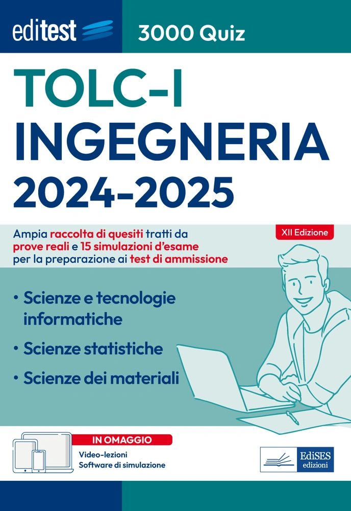 TOLC-I 2024: raccolta di 3.000 quiz per il test di Ingegneria