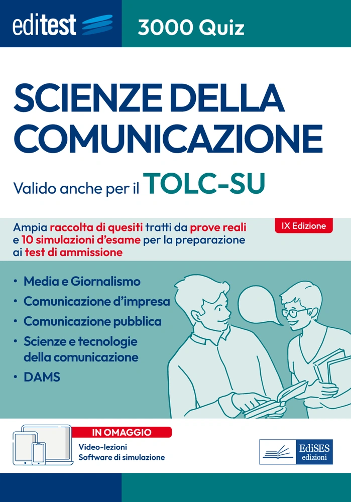 Test Scienze della Comunicazione 2024 - TOLC-SU: raccolta di 3000 Quiz